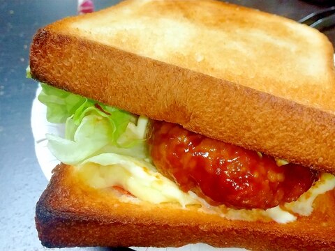 ハンバーグサンドイッチ